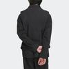 Adidas Wuji Series Solid Color High Collar Zip-Up Long Sleeve Jacket With Vest Men Outerwear Black HY5852
