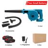 Cordless Portable Electric Air Blower 2 In 1 Blowing & Suction Leaf Blower Dust Collector Household Vacuum Cleanner