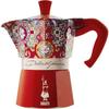 Italian Coffee Maker - Bialetti - Moka Express - 6 Cups - Red - Aluminum