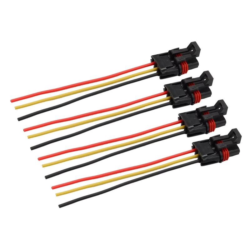 4Pcs/Set Pulse Power Bus Bar Plug Pigtail Wire Plug Connector Replacement For Polaris RZR PRO XP/XP 4 UTV Car Auto Accessories