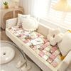 Spliced Cotton Sofa Cushion Living Room Bedroom Quilted Sofa Cushion Four Seasons Universal NonSlip Carpet Bay Window Tatami Mat