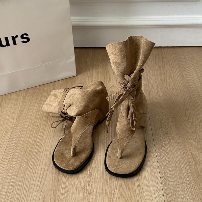 Модные римские сандалии Модная женская обувь 2025 Летние каблуки Шлепанцы Платформа На все случаи жизни Гладиаторская Роскошные для девочек