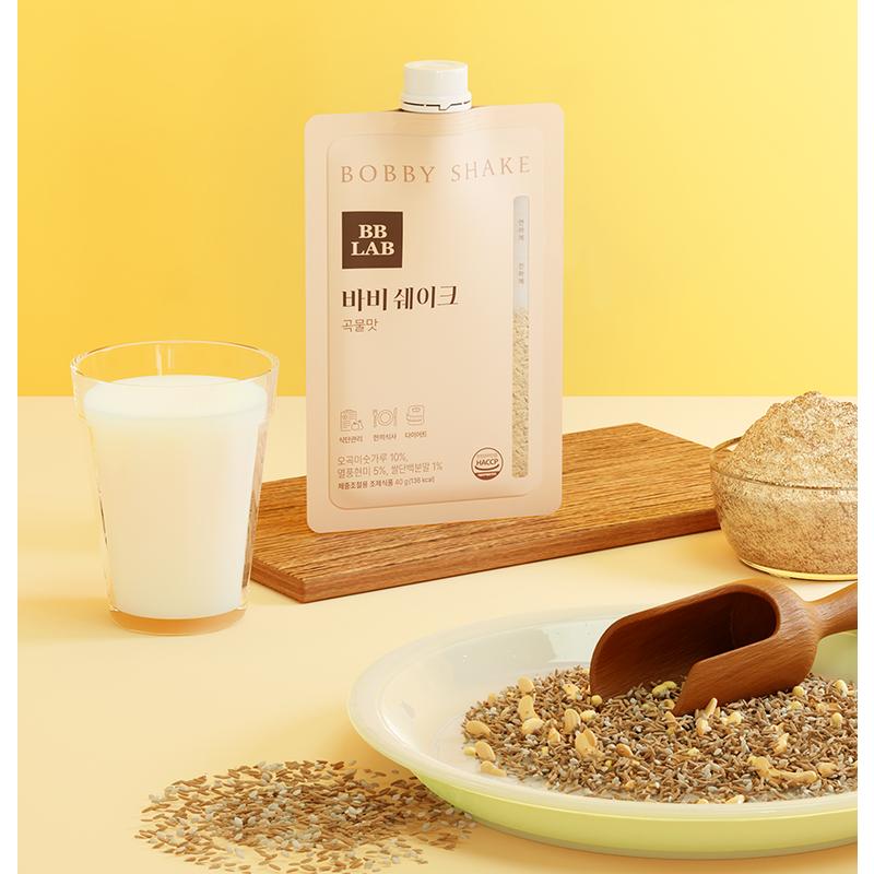 BB Lab Bobby Shake со вкусом злаков 7 шт., 280 г, 1 шт.