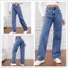 Женские джинсы больших размеров 5XL Весна Лето Четыре сезона С высокой талией Прямые