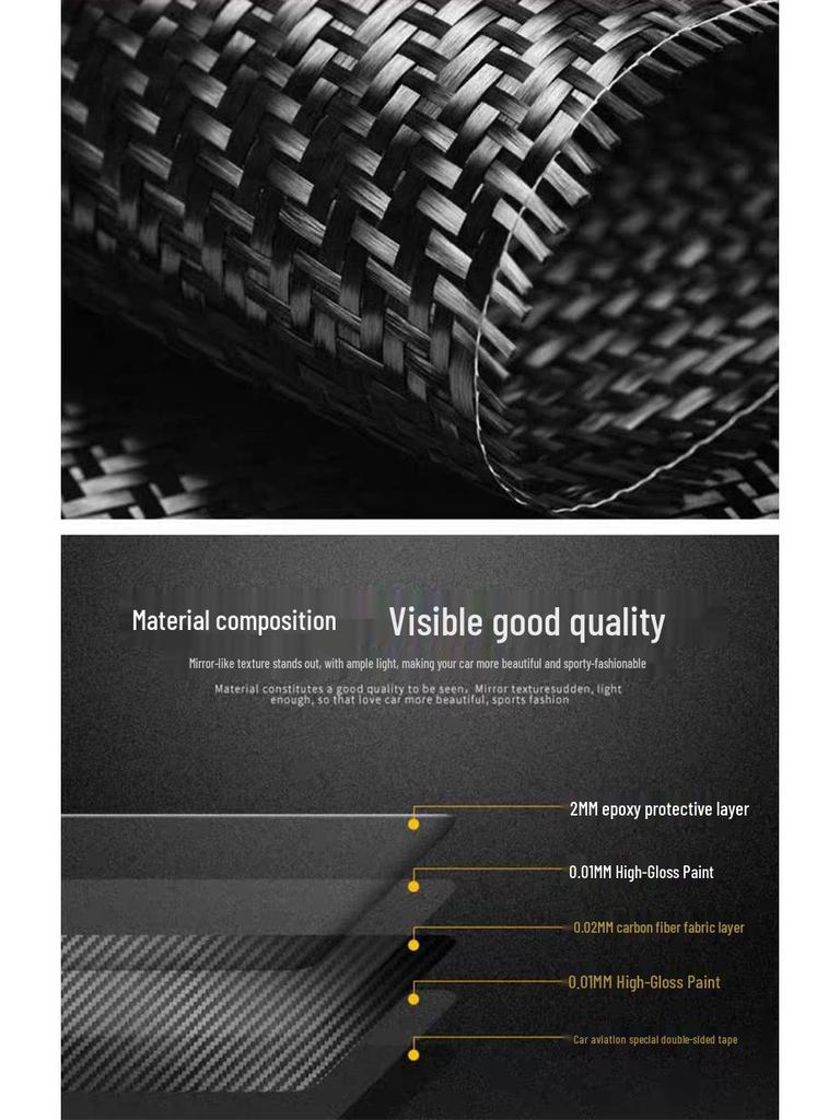 Комплект для обновления интерьера из углеволокна для Dodge Challenger - Рулевое колесо, Дверь, Консоль, Наклейки на фары