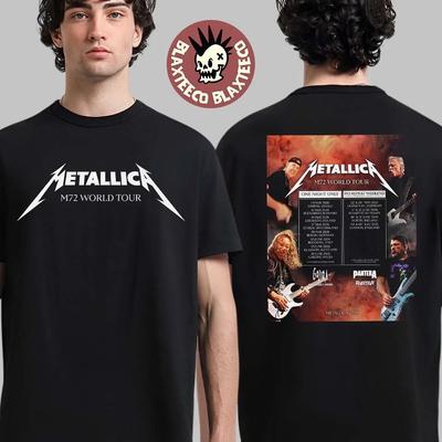 РЕДКИЙ! Metallica M72 World Tour Возвращается в Европу 2026 Даты Графическая Футболка ГОРЯЧАЯ НОВАЯ Унисекс Футболка