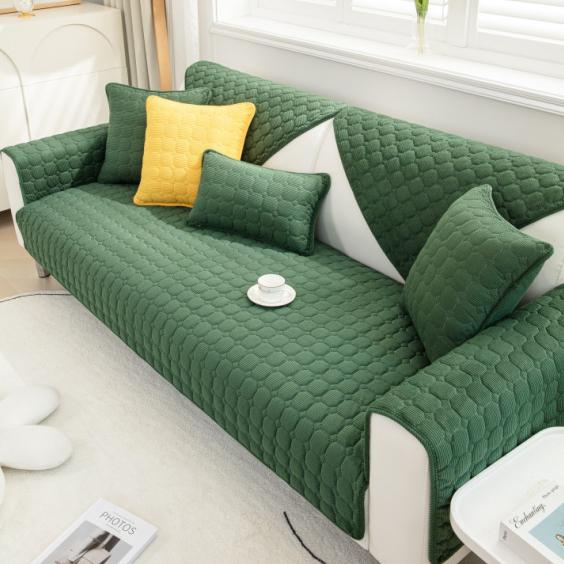 Однотонный нескользящий чехол для дивана, утолщенный мягкий плюшевый диван, подушка, полотенце для гостиной, мебель, декор, чехлы, чехлы для диванов