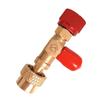 HS-1223 R410 Refrigerant Charging Valve (5/16 SAE Male & Female Threads) - 1 Piece.