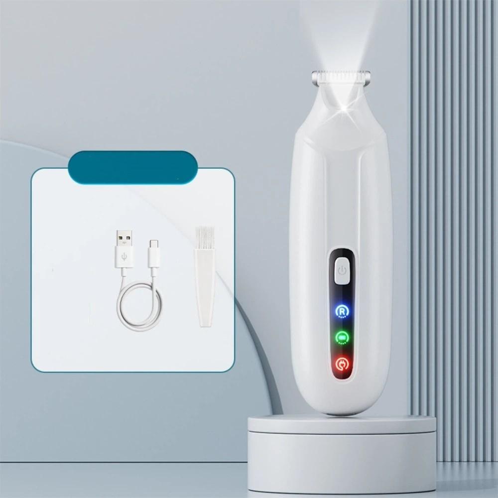 Rechargeable Dog Paw Trimmer LCD Display Electric Dog Clippers Cordless Cat Shaver  Paw Trimming