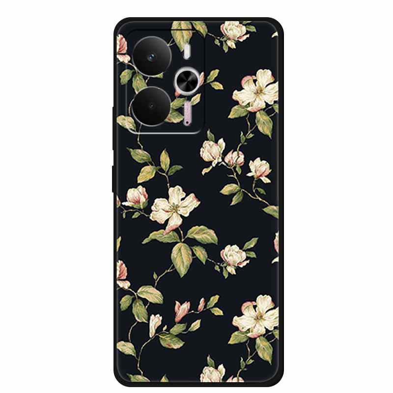 For Realme 14 5G Case Realme14 Coque 6.67" Black Silicone Soft TPU Phone Case For Realme 14 2025 Back Cover Case Shell Funda Cat