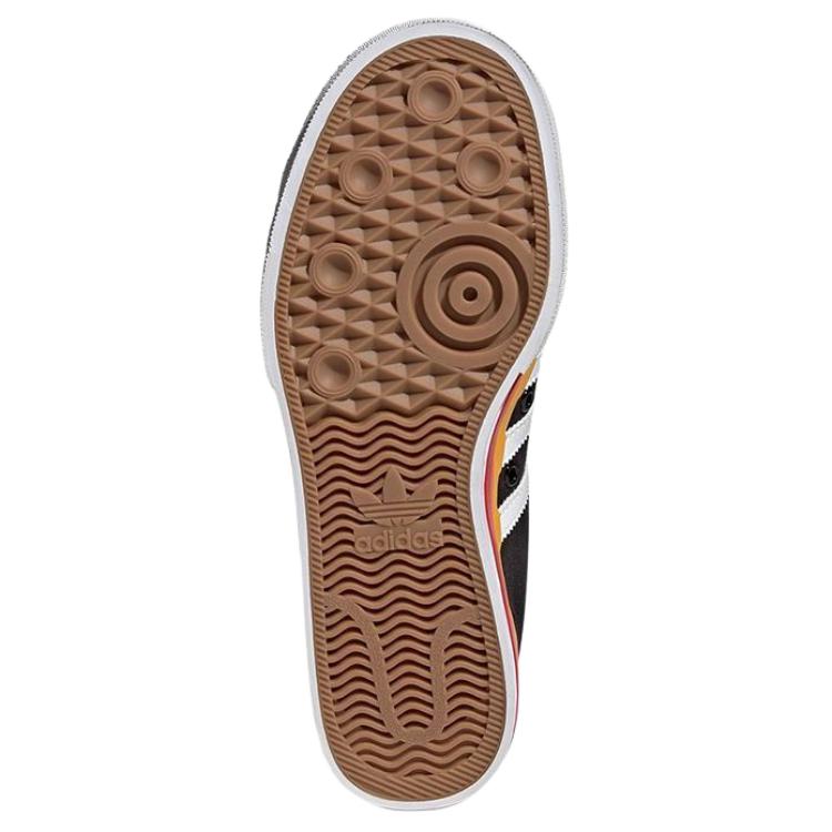 Adidas Originals Nizza Platform Удобные Нескользящие Прочные Низкие Кеды для Скейтбординга Унисекс Кроссовки Черные JQ9147