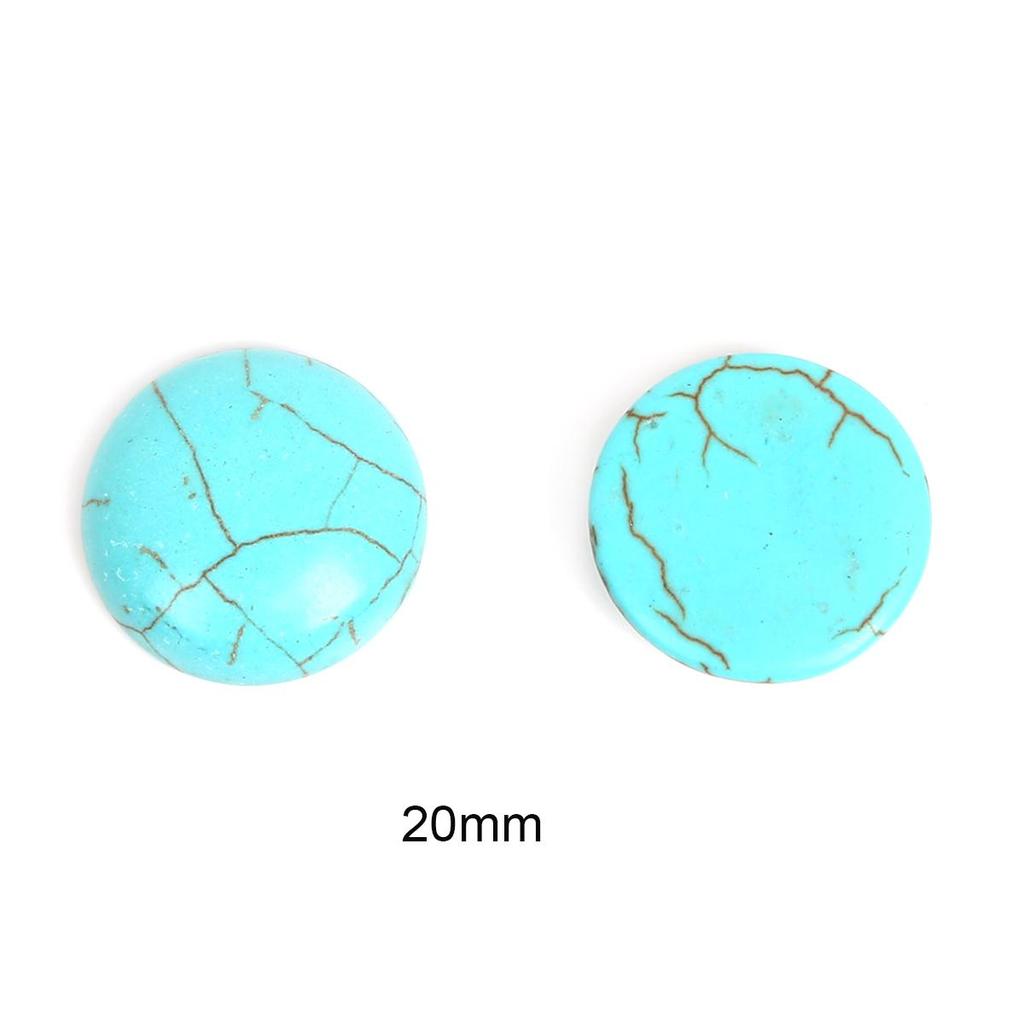 Синтетические бирюзовые белые бусины с круглым камнем, круглые бусины для изготовления ювелирных изделий, браслет, ожерелье, ножной браслет