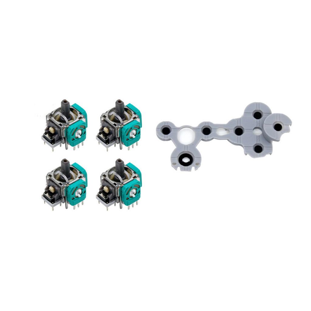 Joystick Sensor Module Cap Conductive Silicone Rubber Pad T6 T8 Screws Screwdriver Crowbar for XBOX One Game Controller