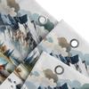 Акварельная Шторка для Душа с Изображением Горного Озера, Пейзаж Природы, Арт, Декор для Ванной, Водонепроницаемая, С Бесплатными Крючками, Преобразит Пространство