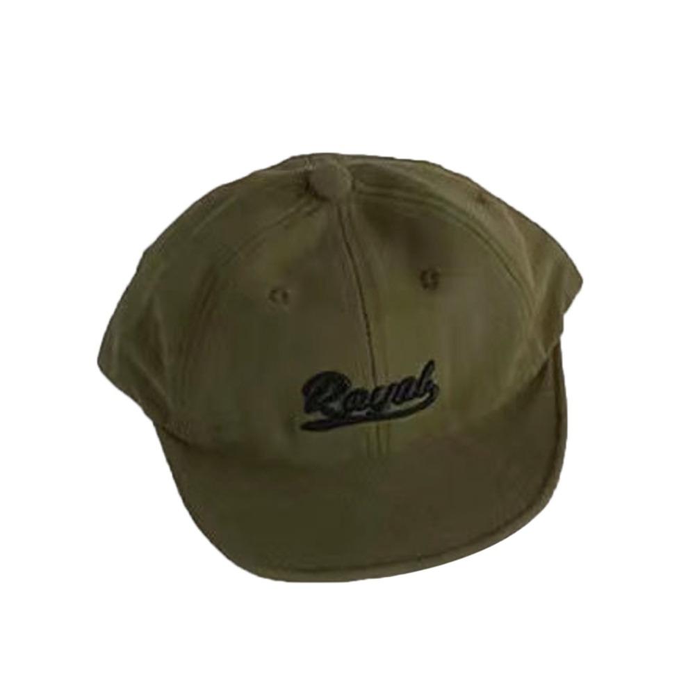 Letter Embroidery Children's Hat Solid Color Sun Protection Cap Boys Girls Caps Peaked Hats