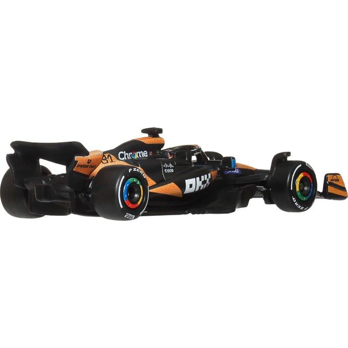 Hot Wheels 1/64 Scale Premium Diecast Formula 1 Collectible Toy Race Car with Real Rider Tires & Metal Body/Chassis, Multicolor, 1.0827