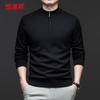 Hengyuanxiang Men's 100% Cashmere Thick Crew Neck Sweater