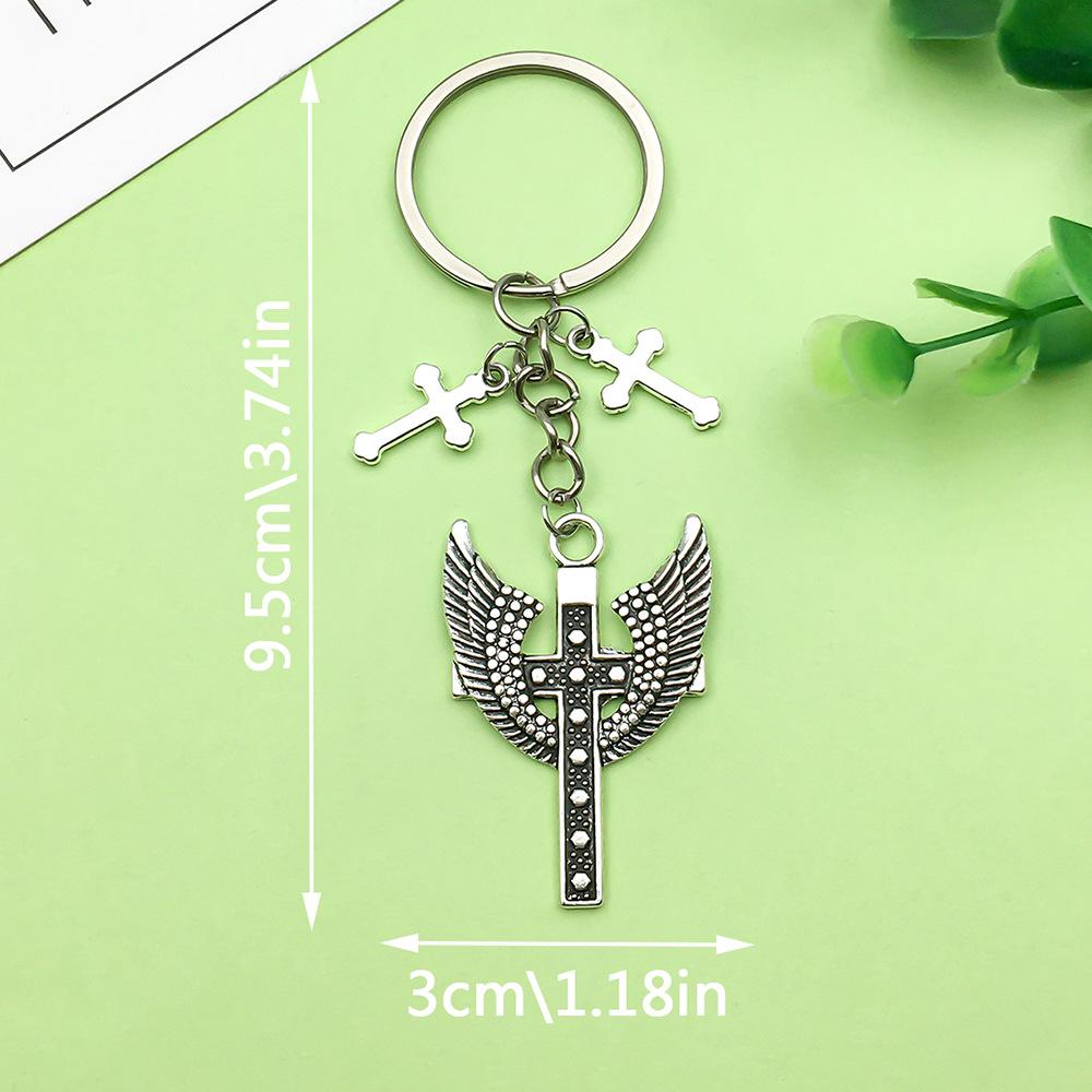 Metal Star and Moon Pendant Keychain for Bags and Luggage