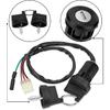 M MATI Ignition Key Switch For Honda Recon 250 1997- TRX250EX TRX250X 2001- TRX400EX 1999-2004 FourTrax 200 TRX200/TRX200D 1990-1997 35100-HM8-000