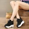 New  Autumn Women Breathable Platform Casual Shoes Women Height Increased Vulcanized Shoes 12 CM Thick Sole  Mujer