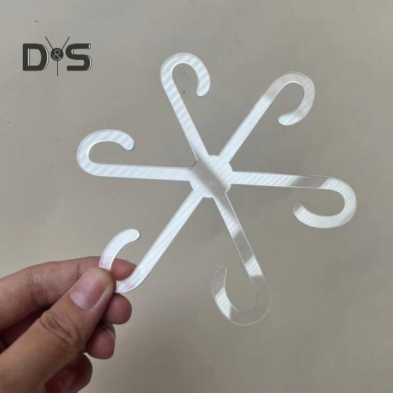 2 Pcs Plant Stem Supports Acrylic Climbing Plant Stem Holders Reusable Plant Stem Vine Support for Indoor Outdoor Plants