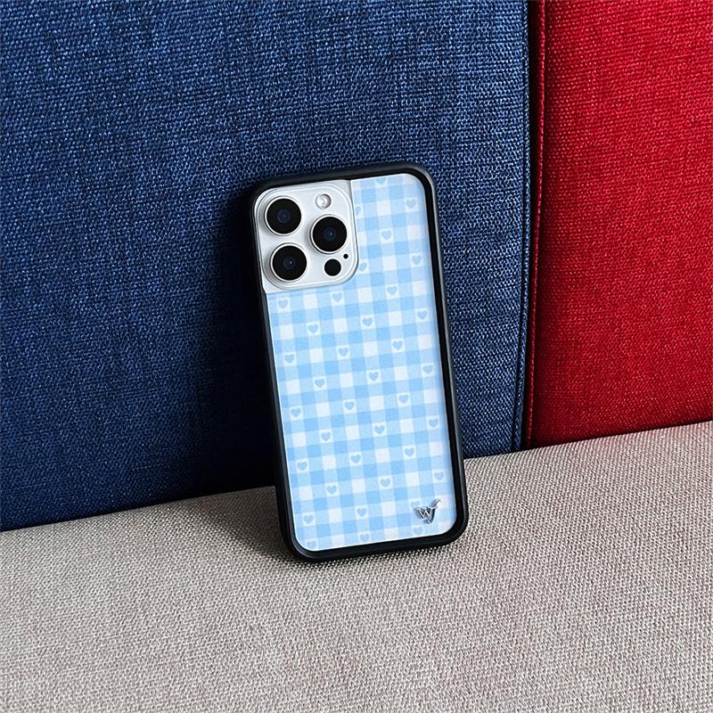 Чехол для телефона iPhone с рисунком «Полевой цветок» и «Горошек Любовь» в клетку Для 17 13 Pro 14 15 Pro 14plus 16promax 12 17 Pro WF акриловая задняя крышка