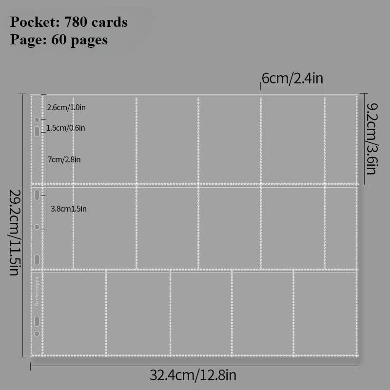 5-15 Grid Binder Photocard Holder 10-90pcs Inner Page Large Capacity Photo Album Idol Card Collect Book Poka Cards Binder Album