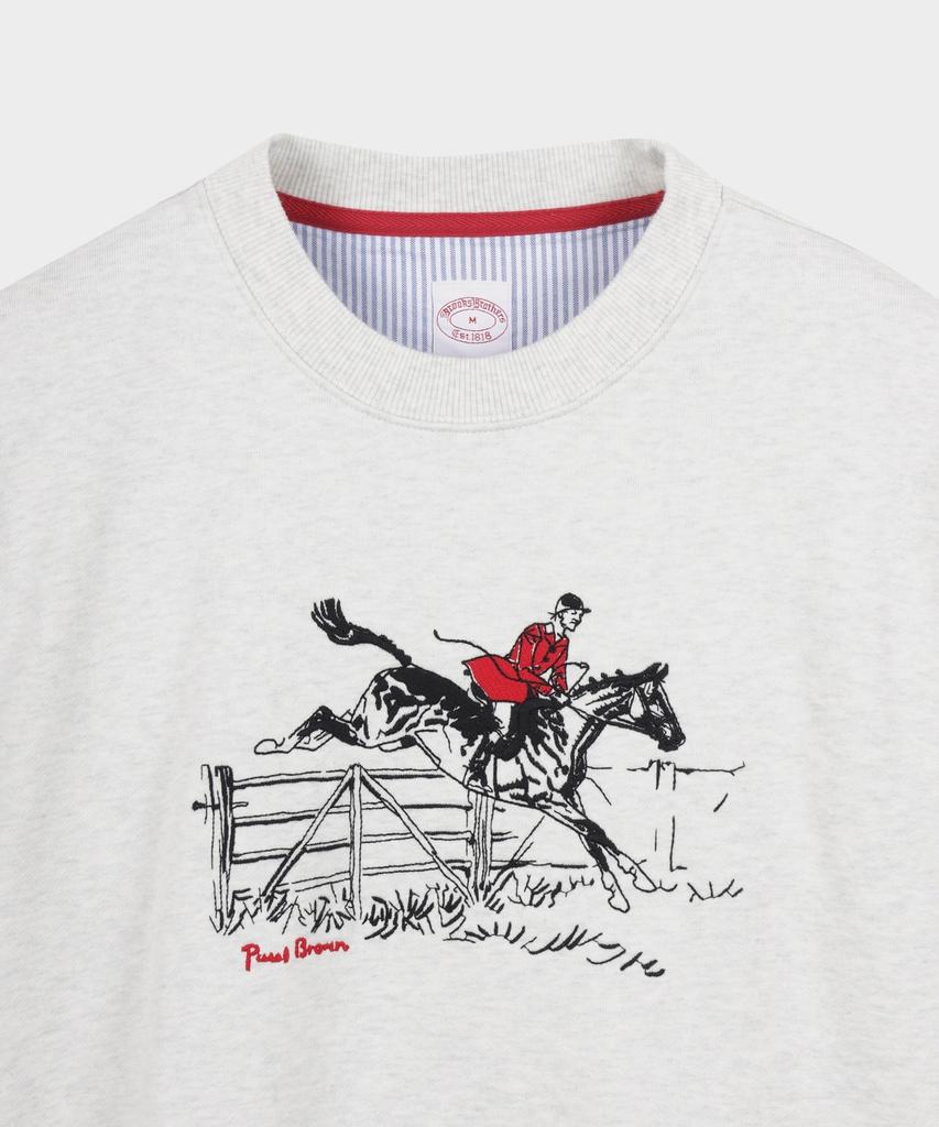 Худи для охоты BROOKS BROTHERS (слоновая кость) (Bbnpmmf301)