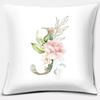 Зеленый Цветочный Серия Письмо Подушка Подарок Украшение для Дома Офиса Спальни Дивана Автомобиля Наволочка чехол