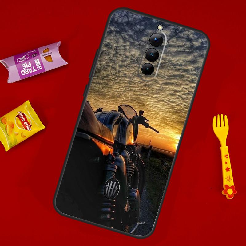 Vintage Motorcycle Phone Case For ZTE Nubia Red Magic 11 Pro Plus 10 10S 9 9S 8 8S 6S 7S 6 7 Pro 10 Air Cover