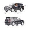 1/32 Lexus LX570 внедорожник литой автомобиль модель игрушечные машинки с инерционным механизмом со звуком и светом коллекция детские подарки