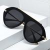 Stylish Oversized Sunglasses Unisex Retro Street Style Shades Outdoor Travel UV Protection Eyewear UV400 Classic Driving Glasses