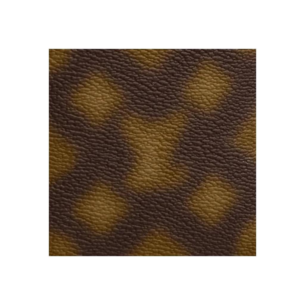 Louis Vuitton Slender Brand Pattern Distressed Metal Trim Coated Canvas And Leather Wallet Men wallet Brown M81583