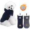Winter Dog Clothes Warm Cotton for Small Dogs Fleece Puppy Jacket Padded Pet Dog Coat Chihuahua Hoodie Shih Tzu Outfit Yorkies Customes
