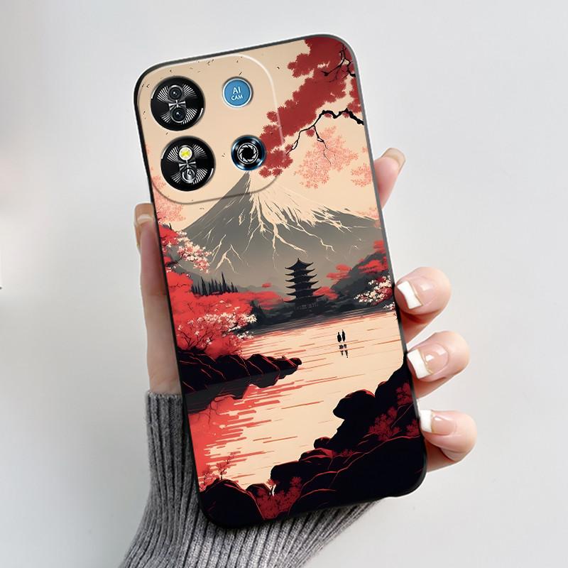 Для Oukitel C57S C57 Pro Plus Ultra Чехол BLU J12 Задняя крышка Милое Сердце Любви Кролик Черный ТПУ Мягкий Силикон Защитный Чехол для Телефона