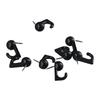 50 Pieces Black Hangers Metal Picture Hanging Pin Durable Wall Hooks  Home Office