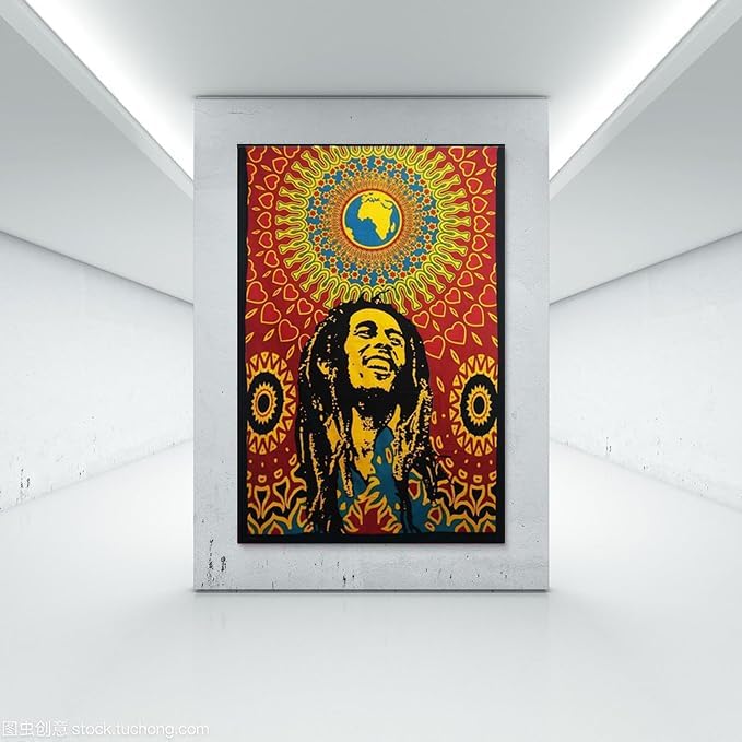 Rastogi Handicrafts Cotton Tapestry Indian Goddess Indian Deity 40" X 30" Poster Size Tapestry