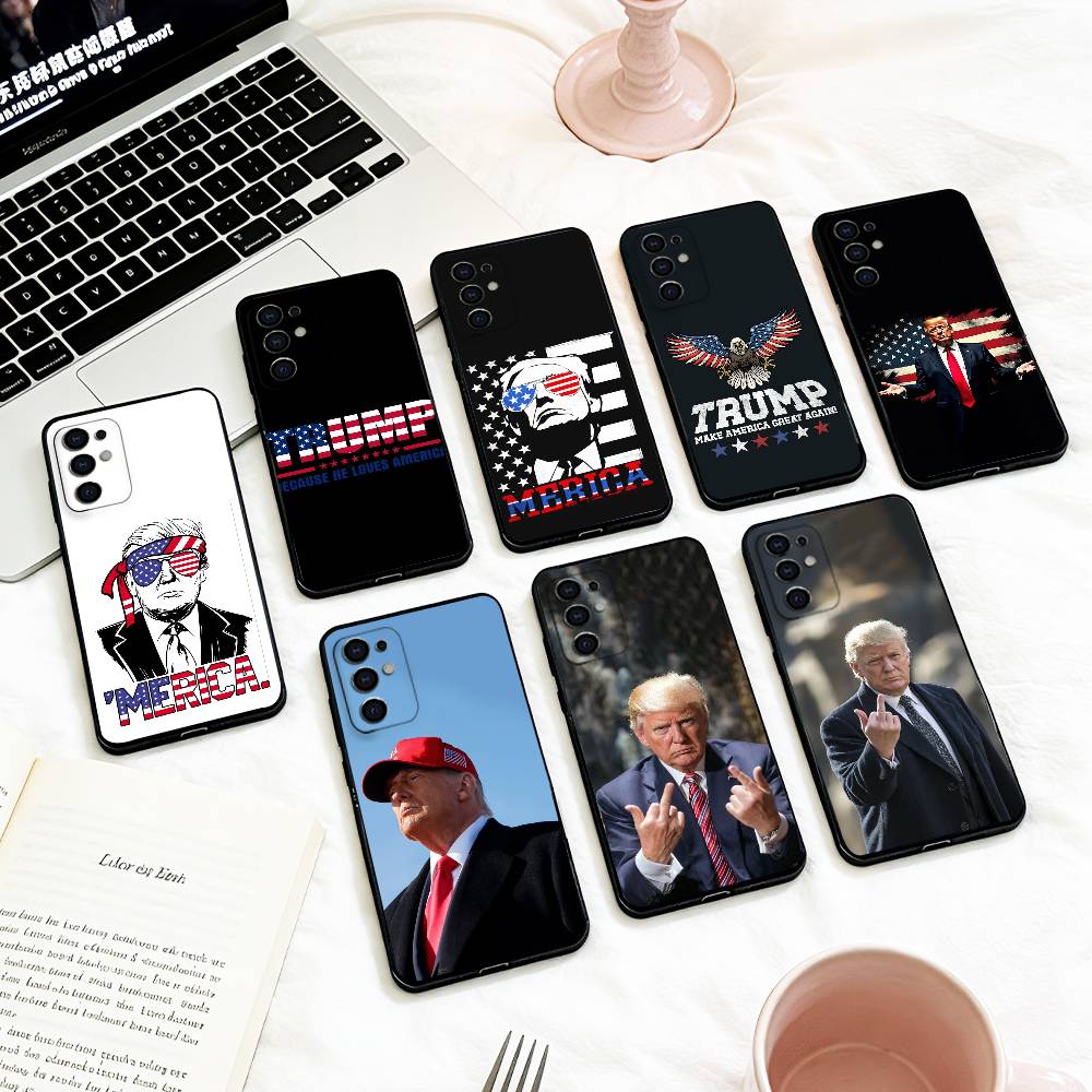 COOL T_trumps Phone Case For Samsung S 25,24,23,22,30,21,10,9,Ultra,Plus,Lite,FE,4,5 G Soft Black Case