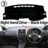For Toyota Corolla E140 2007 2008 2009 2010-2013 Accessories Dash Board Sunshade Carpet Dashboard Cover Protective Pad