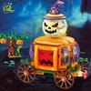 673PCS 4in1 Halloween Series Pumpkin Skull Building Blocks Set Bricks City Construction Toys for Children Friends