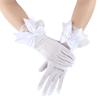 Женские Свадебные Вечеринки Косплей Аксессуары Сетчатые Перчатки Кружевные Перчатки Большой Бант Митенки Невесты
