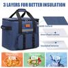 Insulated Lunch Box For Men & Women – Leak-Proof Cooler Bag With 4 Pockets, Adjustable Strap, Perfect For Work, Travel, And Picnics
