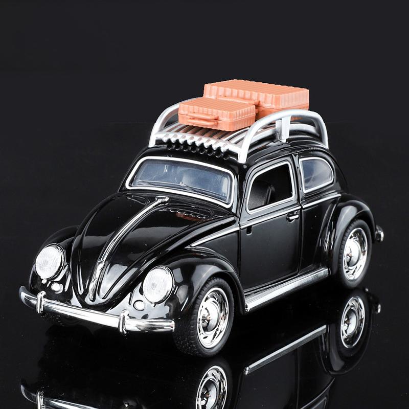 1/32 Beetle 1995 Классический Автомобиль Сплав Модель Автомобиля Звук и Свет Оттяжка Детская Игрушка Коллекционные Предметы Подарок на День Рождения