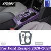 Для Ford Escape 2020-2023 Автомобильный интерьер Центральная консоль Прозрачная TPU Защитная пленка под покраску Антицарапающая наклейка LCD-экран PPF