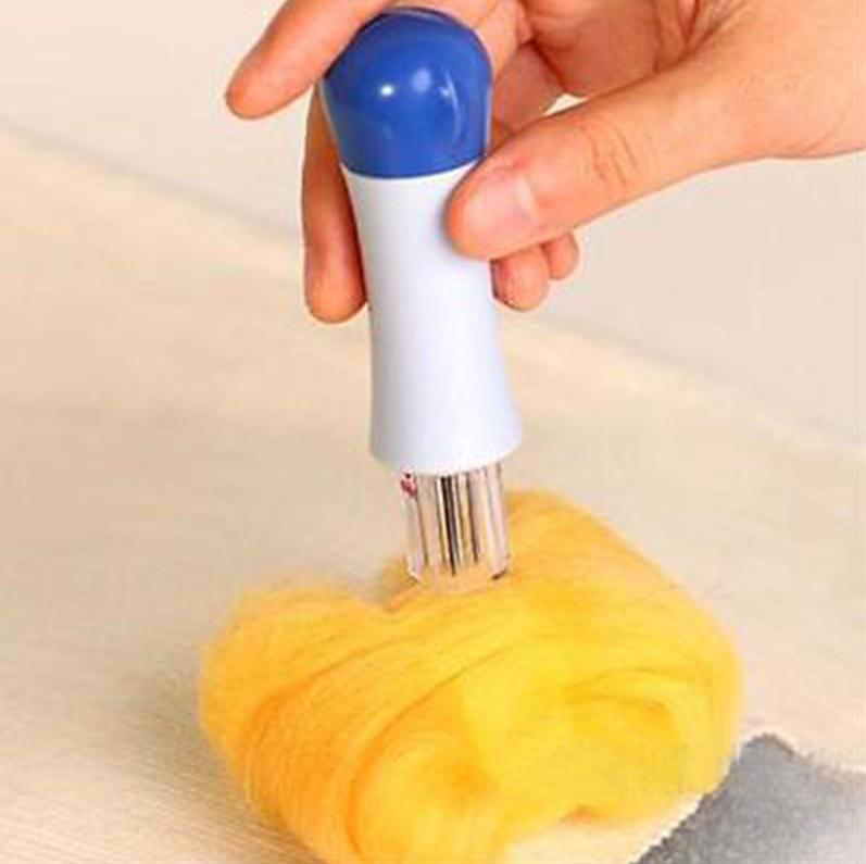 7 игл игла для валяния ручка Забавные инструменты для валяния из шерстяного войлока инструменты для рукоделия сменная игла