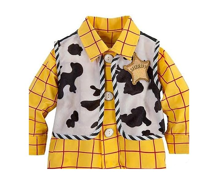 Toy Story Woody Cowboy Kigurumi Costume for Baby Boys, Halloween Costume, US Disney Store (US Size 18-24M, Japan Size 90cm) [Used]