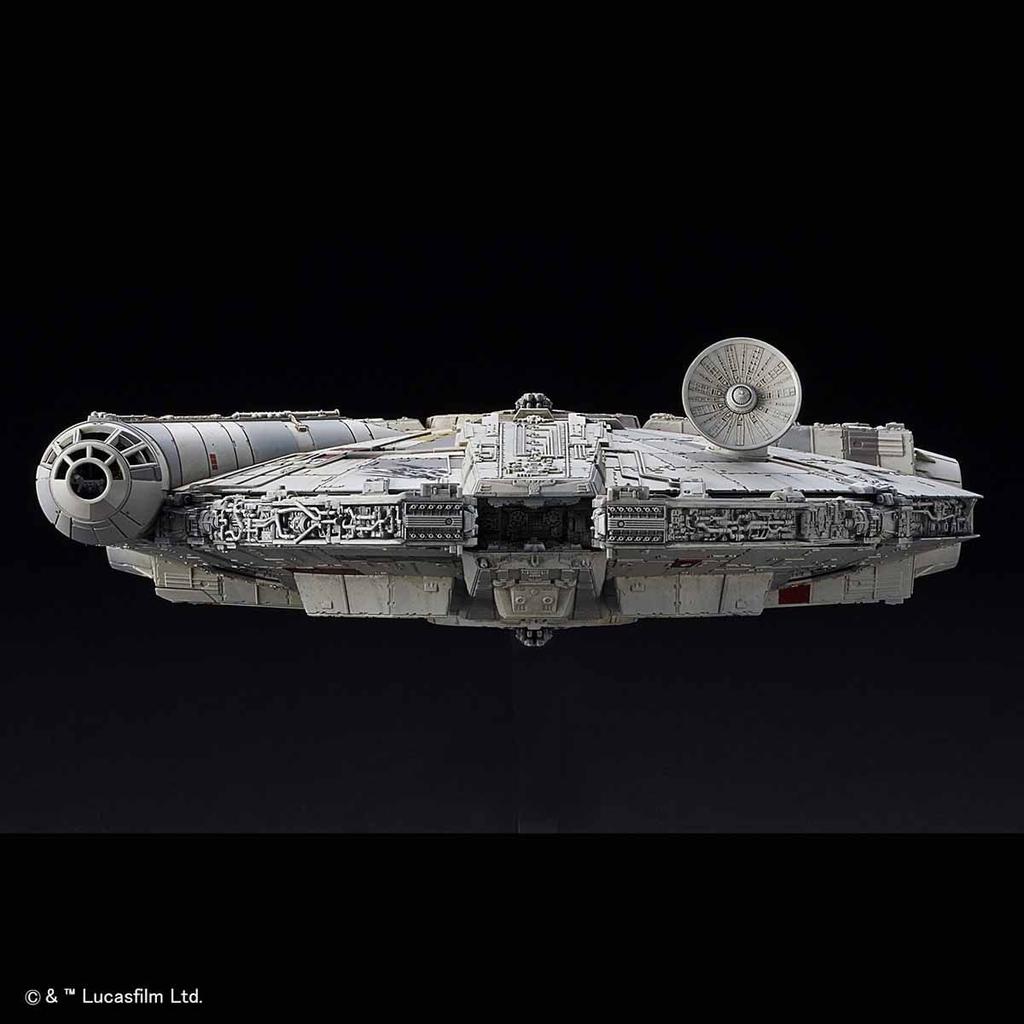BANDAI SPIRITS Star Wars Millennium Falcon Rise of Scale Plastic Model (Star Wars/The Skywalker) 1/144 Color-coded