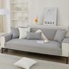 Sofa Cushion Four Seasons Non-Slip Pure Cotton Simple Modern Universal Pure Cotton Solid Color Cushion Cover Cloth Summer Sofa Cover Slipcover
