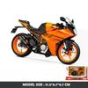 Симуляция 1/12 KTM RC390 Сплав Внедорожный Мотоцикл Модель Коллекция Украшение Металлическая Модель Мотоцикла Подарок Парню