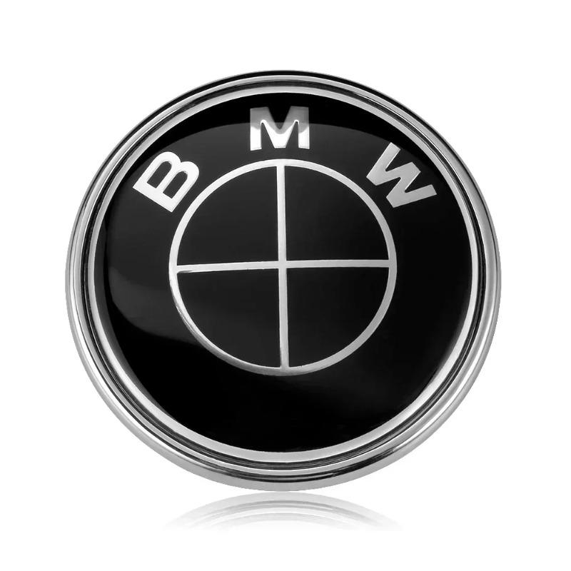 2 шт. 82 мм 74 мм Автомобильная эмблема на капот и значок на багажник для BMW E46 E90 E60 F10 F11 F20 F30 F34 F01 G20 G21 G31 G60 X1 X3 X5 X7
